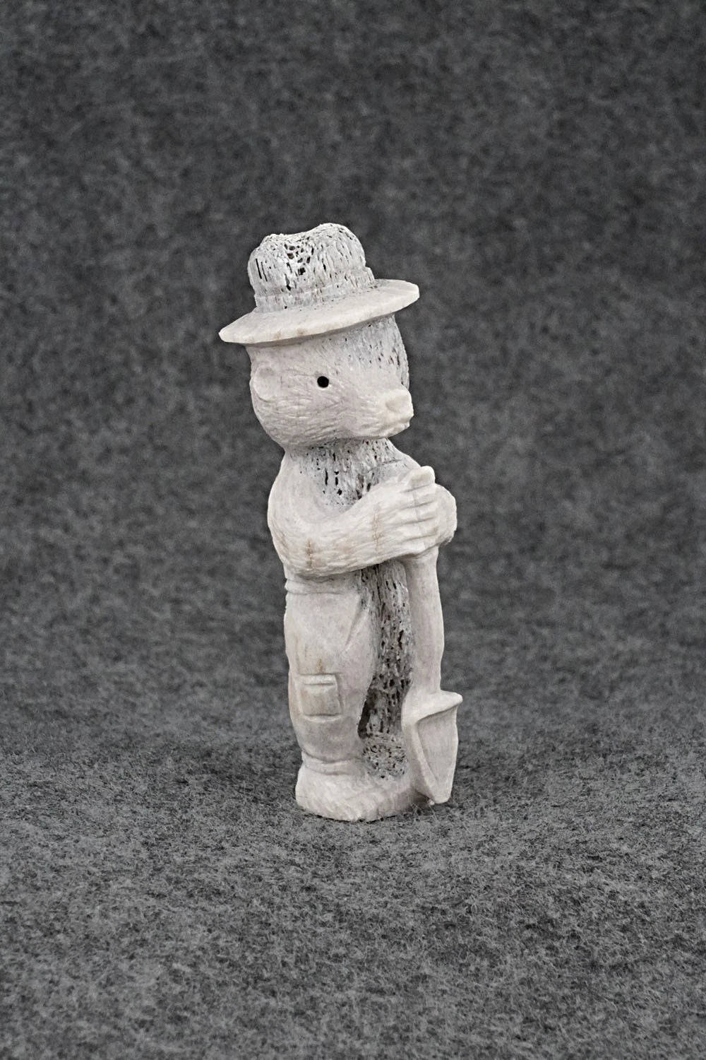Smokey Bear Zuni Fetish Carving - Chris Peina