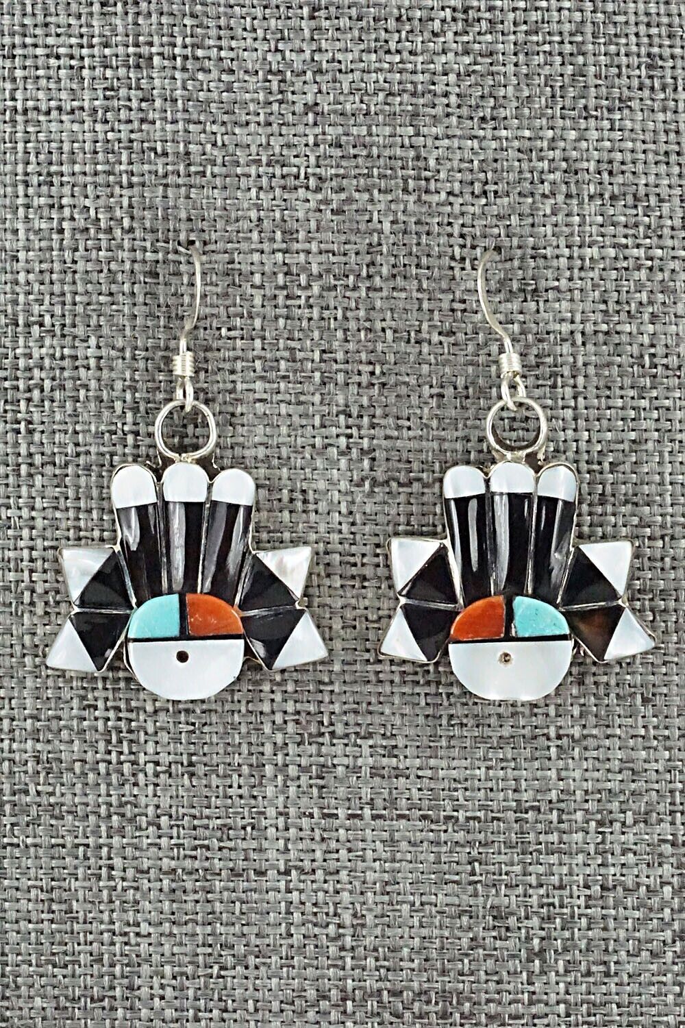 Multi Stone & Sterling Silver Earrings - Clayton Vacit
