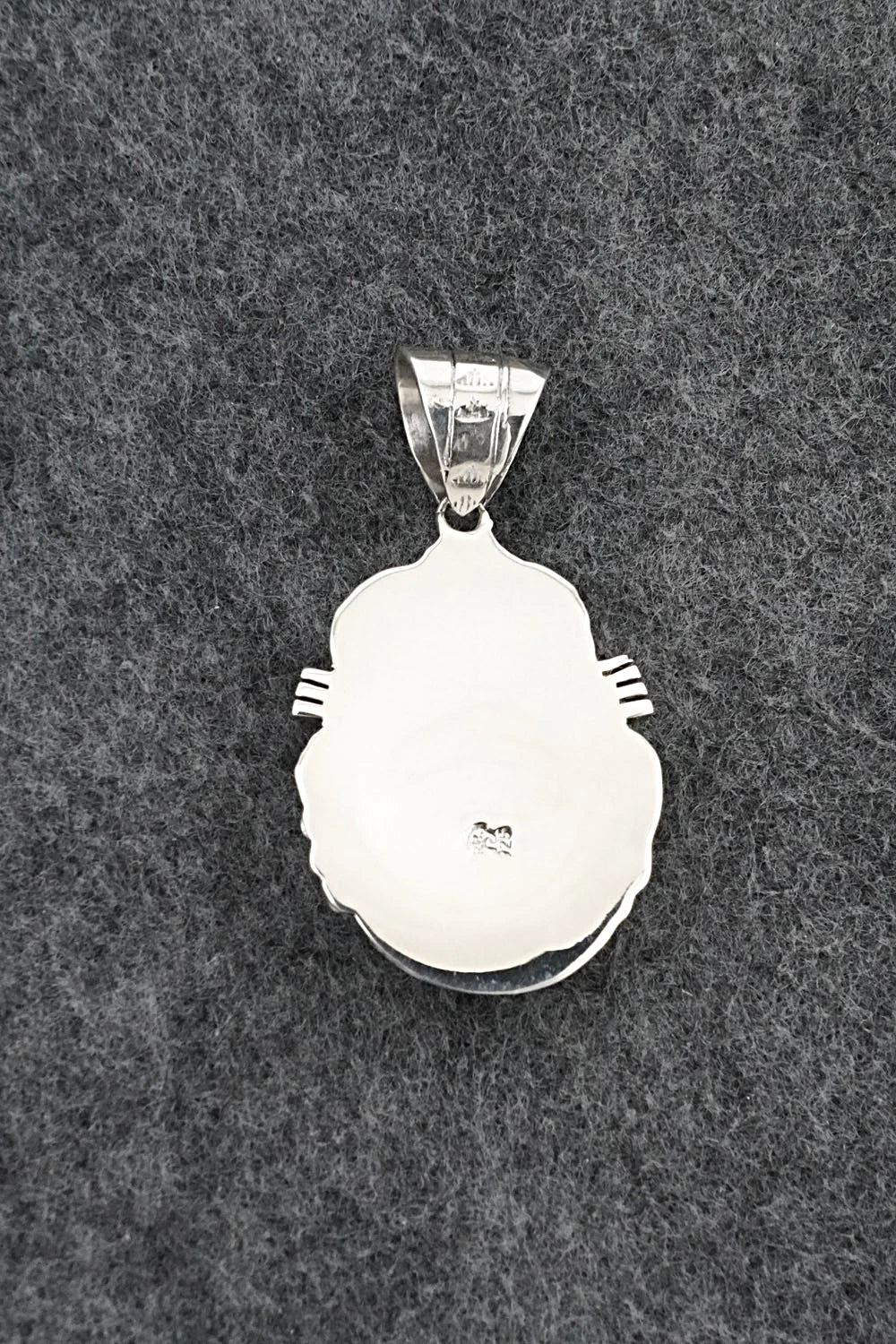 Turquoise & Sterling Silver Pendant - Charlene Yazzie