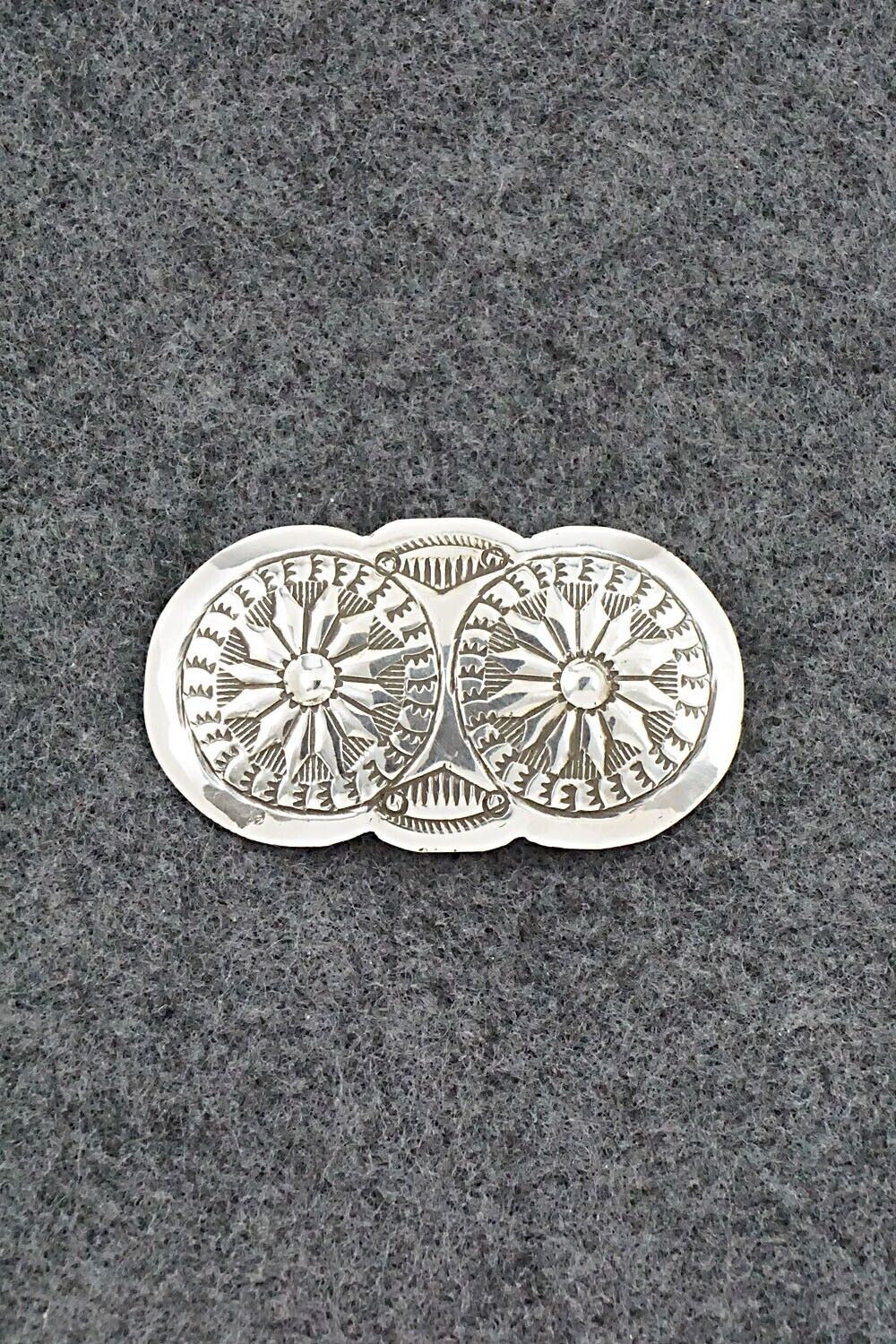 Sterling Silver Hair Barrette - Arlene Soce