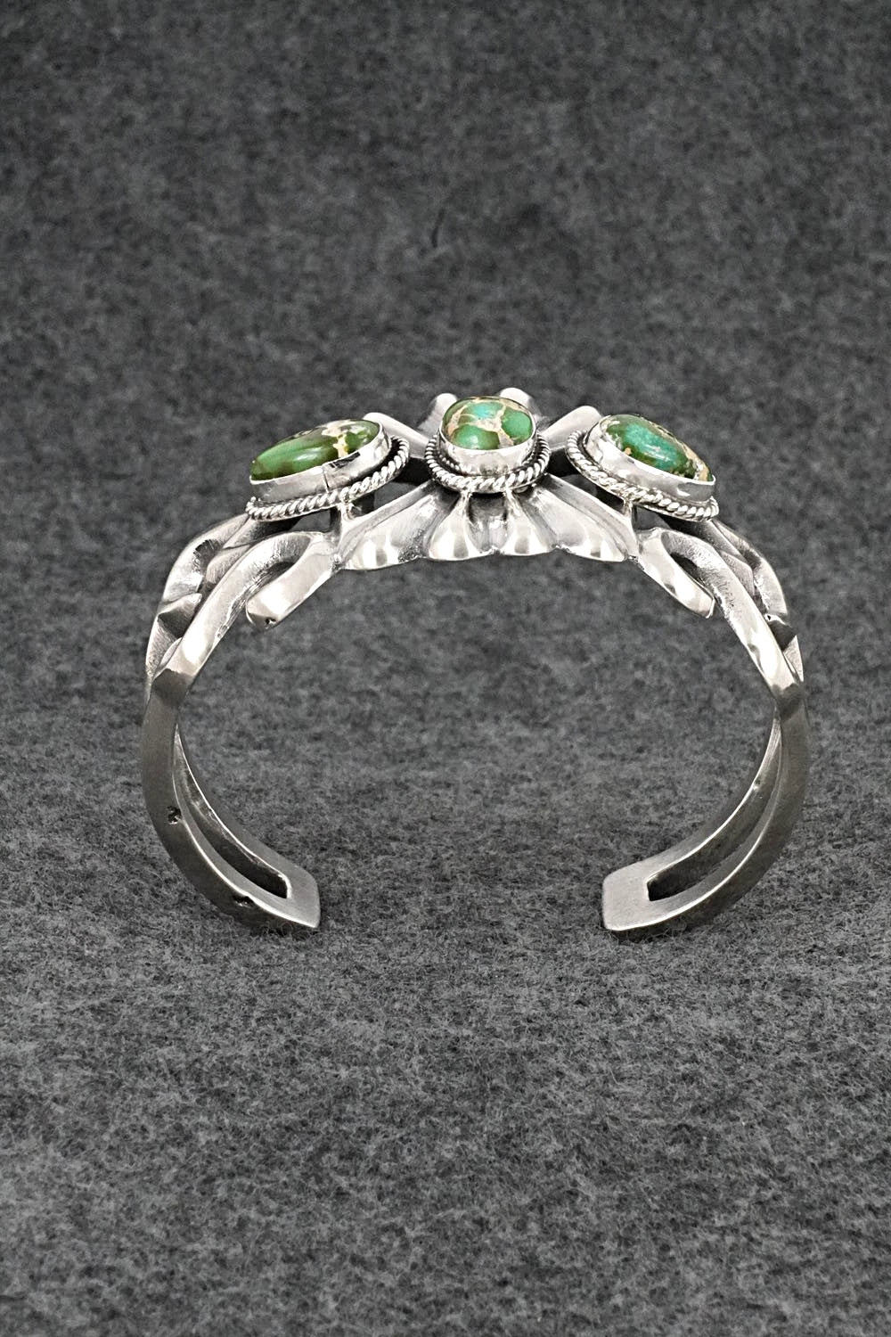 Turquoise & Sterling Silver Bracelet - Eugene Gruber