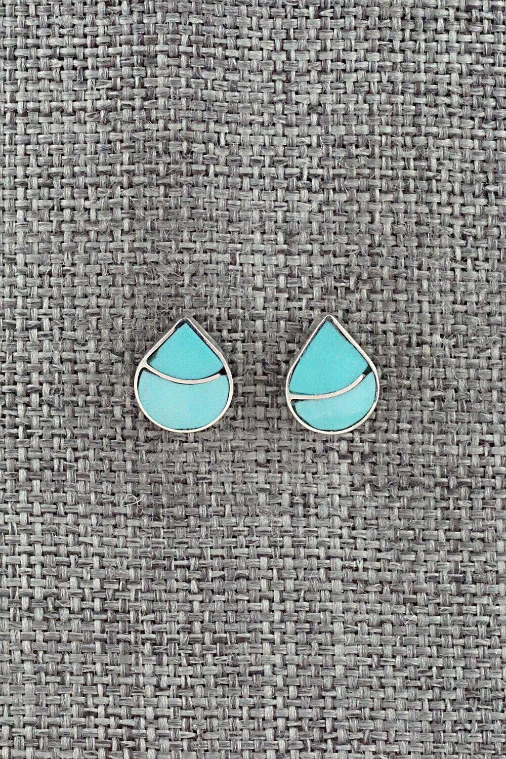 Turquoise & Sterling Silver Earrings - Lynelle Johnson