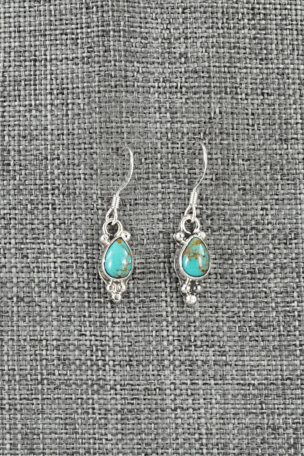 Turquoise and Sterling Silver Earrings - Sharon McCarthy