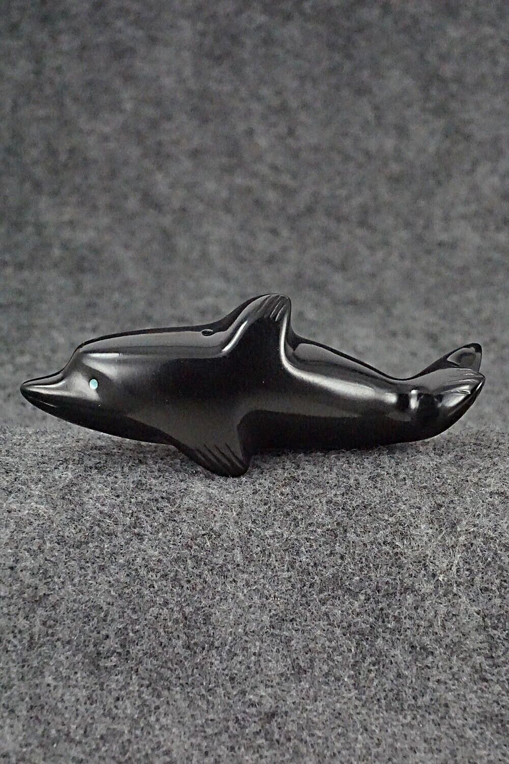 Dolphin Zuni Fetish Carving - Herbert Halate