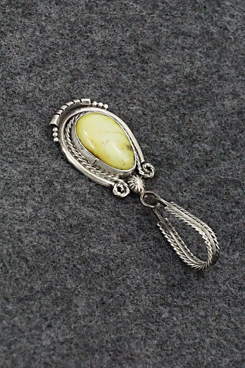 Variscite & Sterling Silver Pendant - Samuel Yellowhair