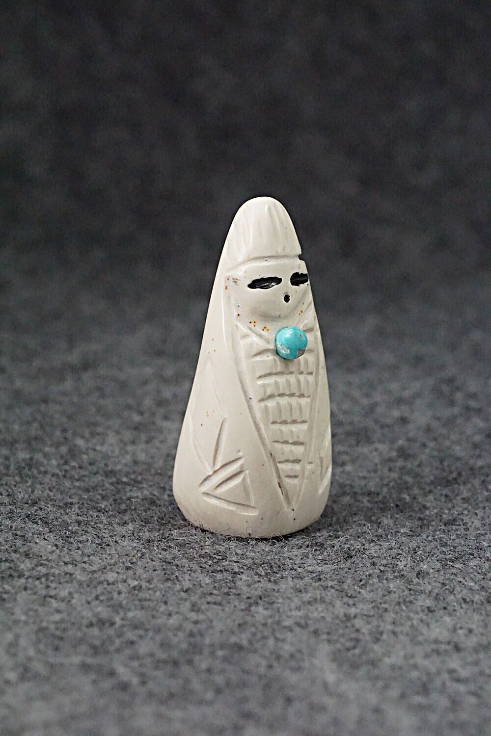 Corn Maiden Zuni Fetish Carving - Daniel Chattin
