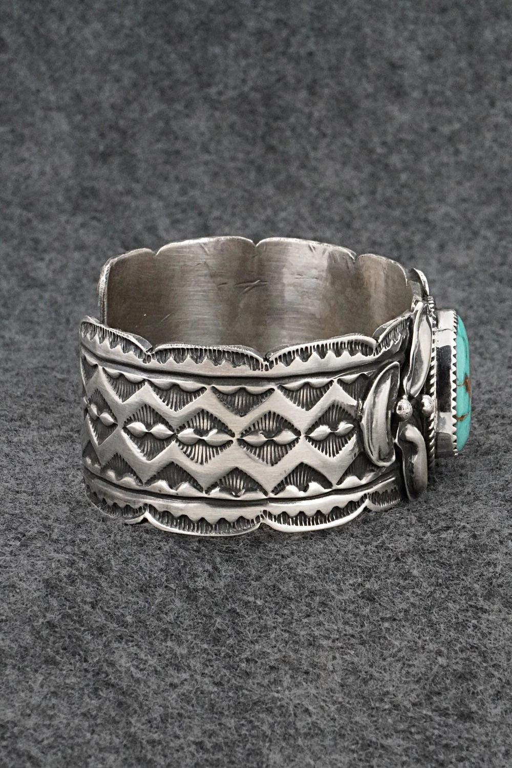 Turquoise & Sterling Silver Bracelet - Tillie Jon