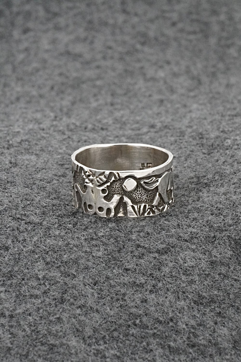 Sterling Silver Ring - Lloyd Becenti - Size 9.5