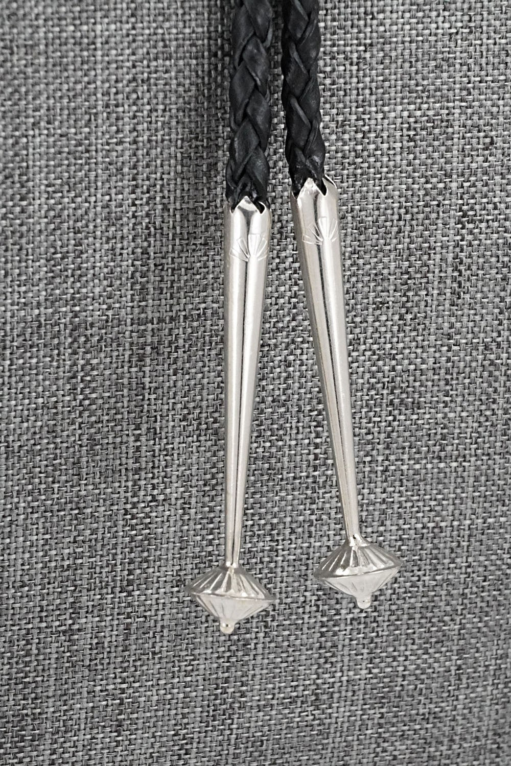 Turquoise, Coral & Sterling Silver Bolo Tie - Martin Muskett