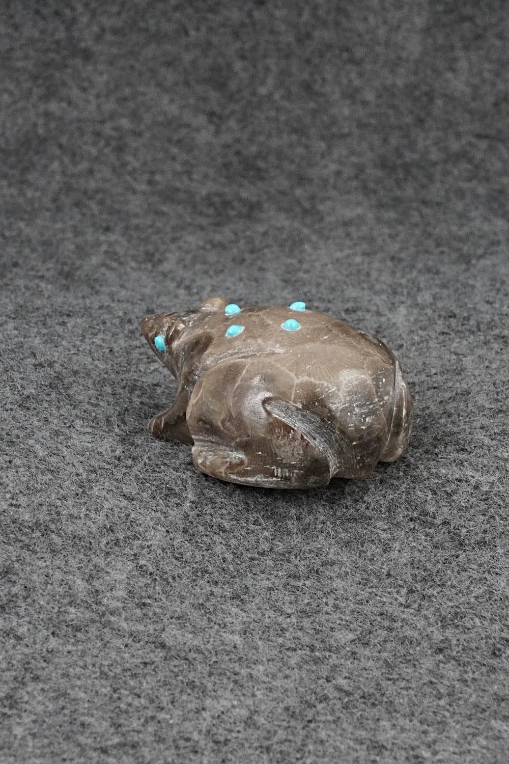 Frog Zuni Fetish Carving - Ronnie Lunasee
