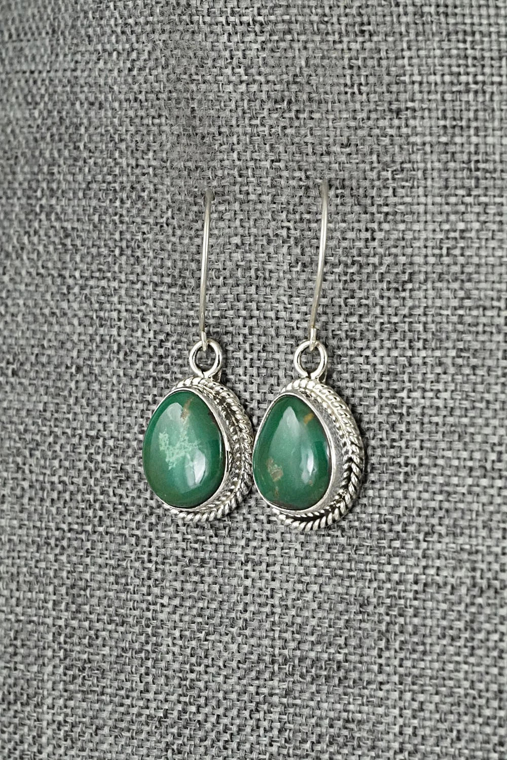 Turquoise & Sterling Silver Earrings - Rosemary Saunders