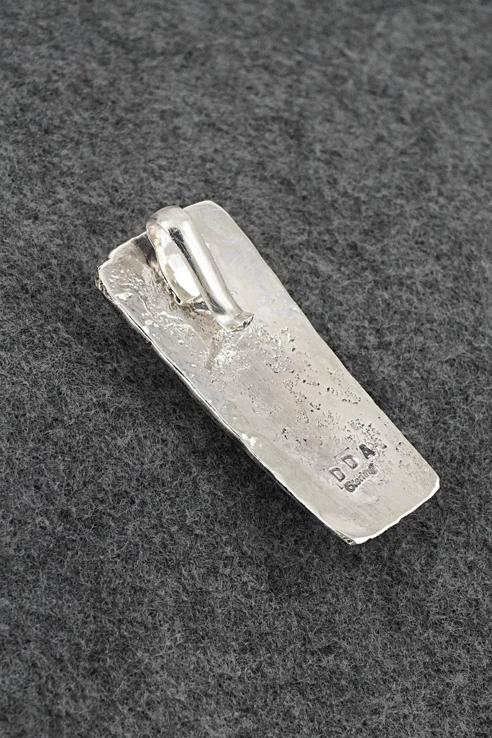 Turquoise & Sterling Silver Pendant - Dymitri Arviso