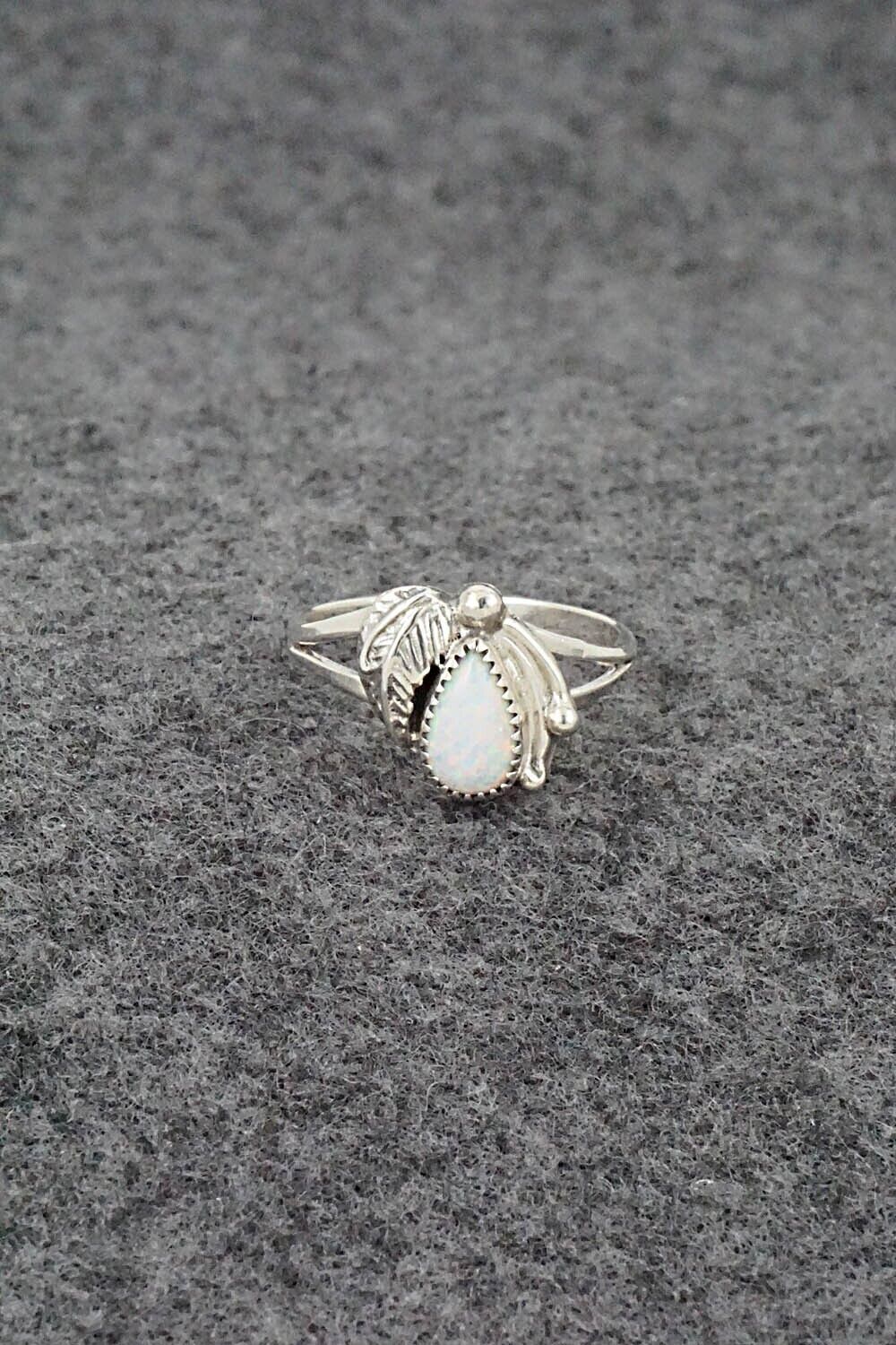 Opalite & Sterling Silver Ring - Letricia Largo - Size 6.25