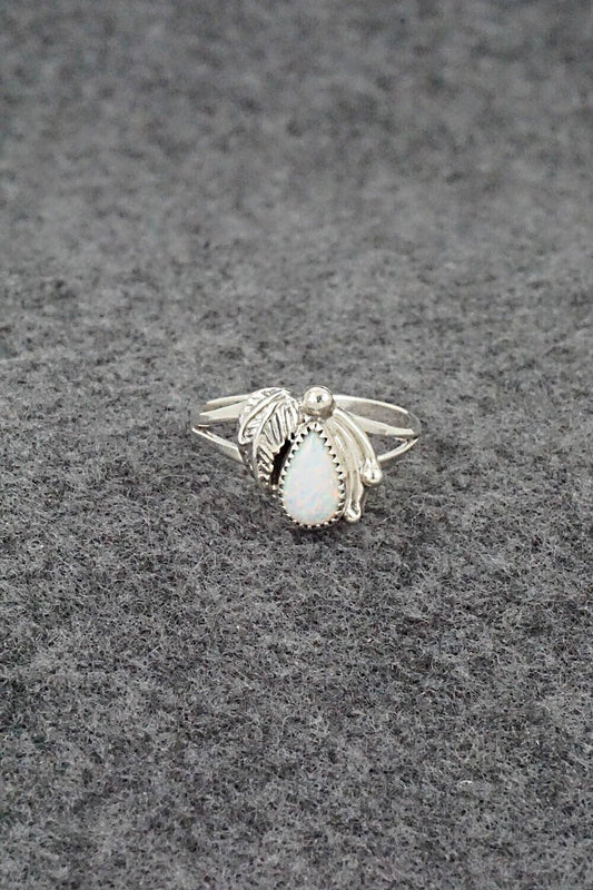 Opalite & Sterling Silver Ring - Letricia Largo - Size 6.25