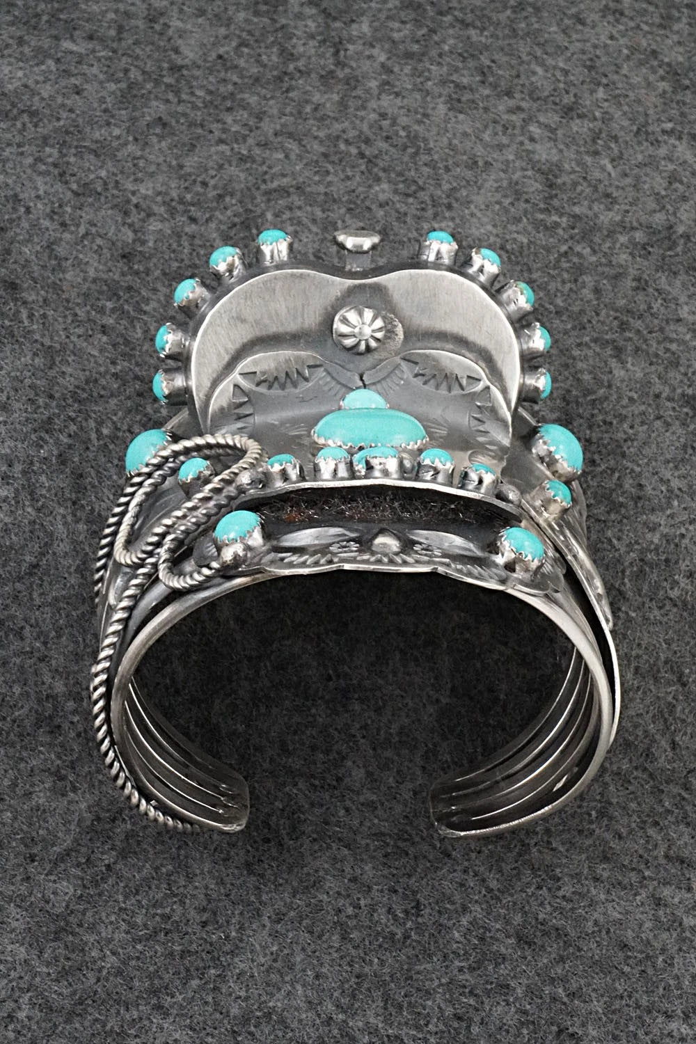 Turquoise & Sterling Silver Bracelet - Tim Yazzie