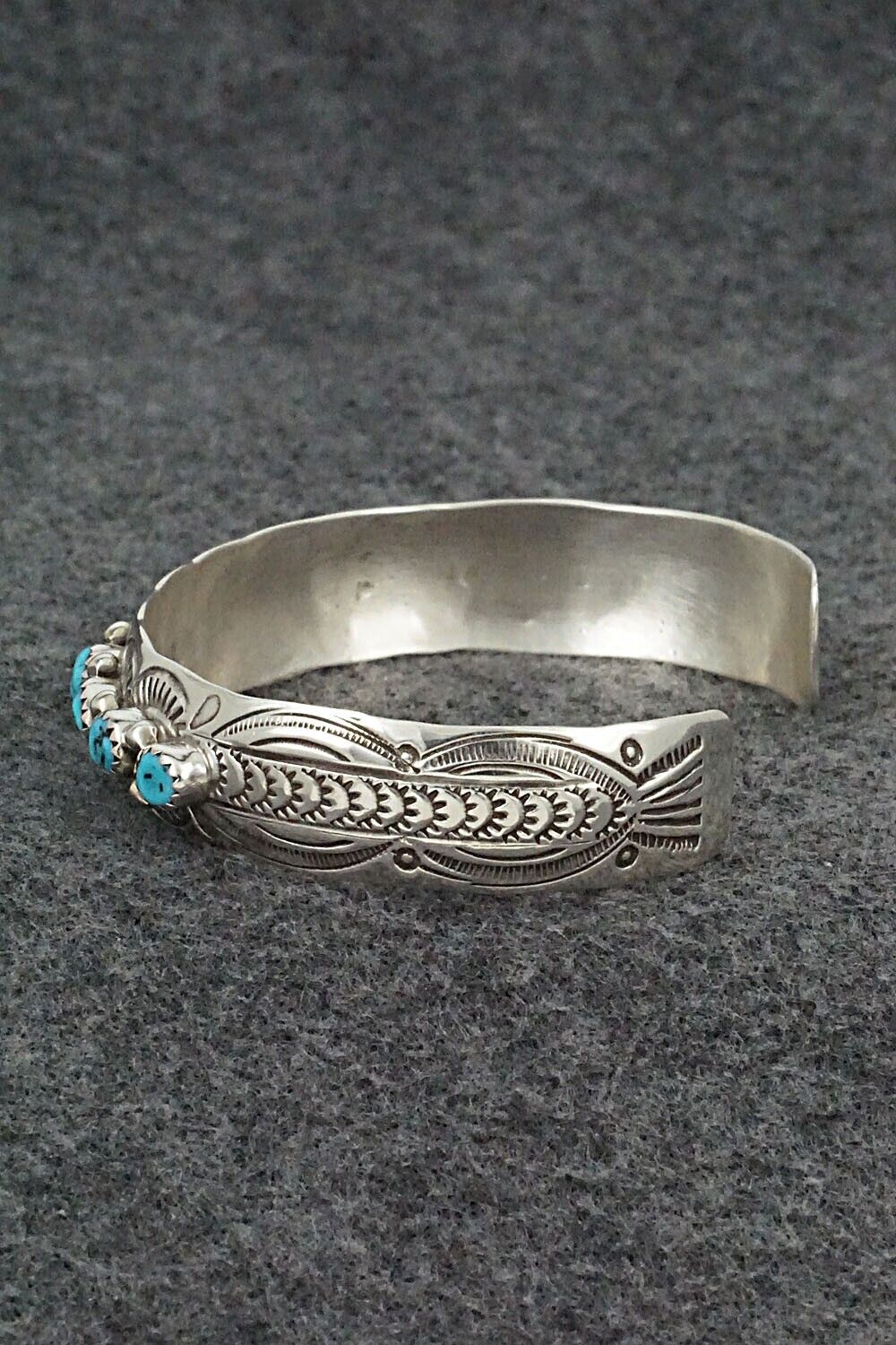 Turquoise & Sterling Silver Bracelet - Grace Silver