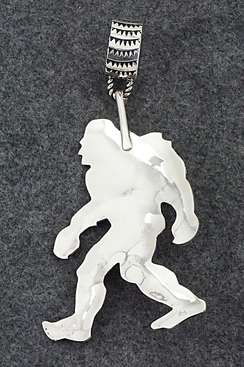 Turquoise & Sterling Silver Pendant - Richard Singer