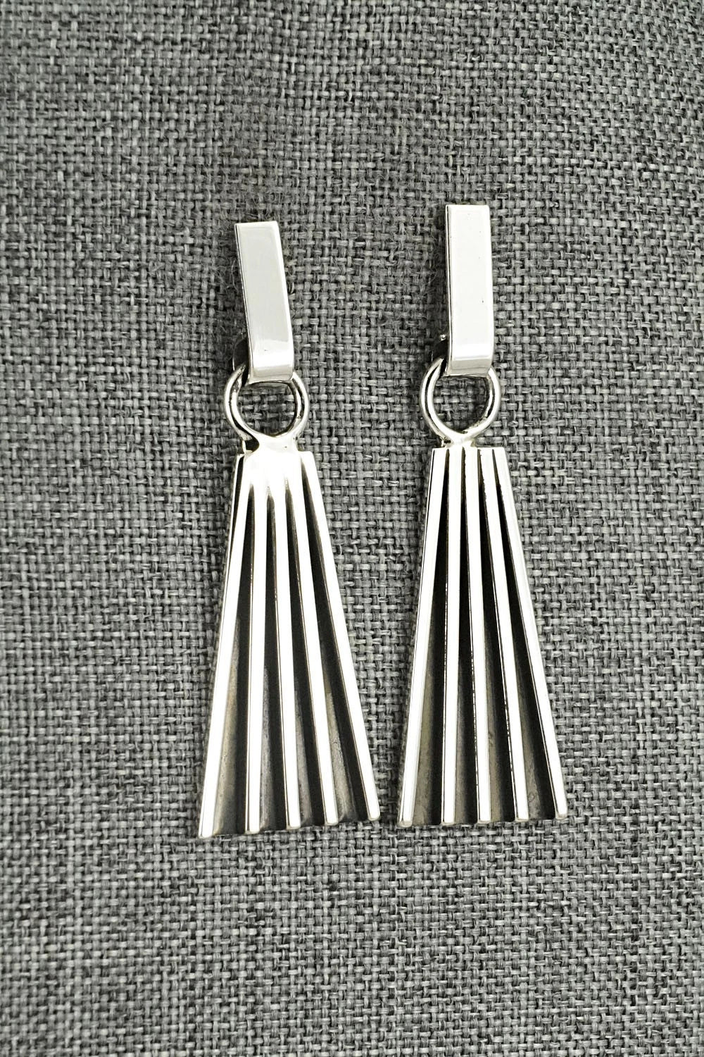 Sterling Silver Earrings - Tom Hawk