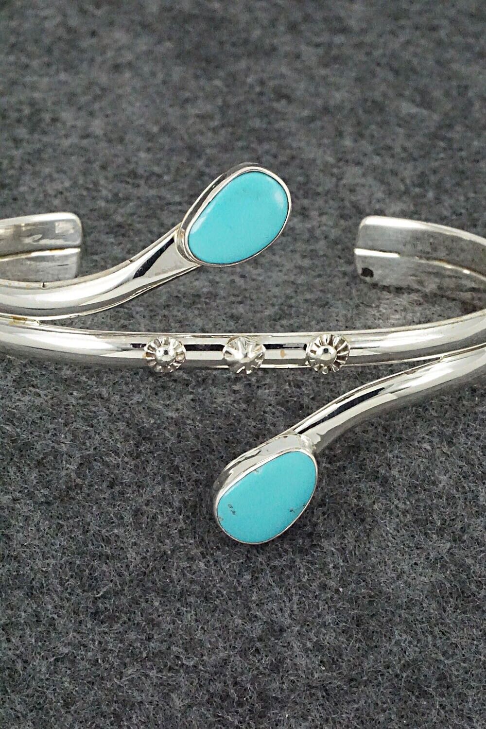 Turquoise & Sterling Silver Bracelet - Thomas Yazzie