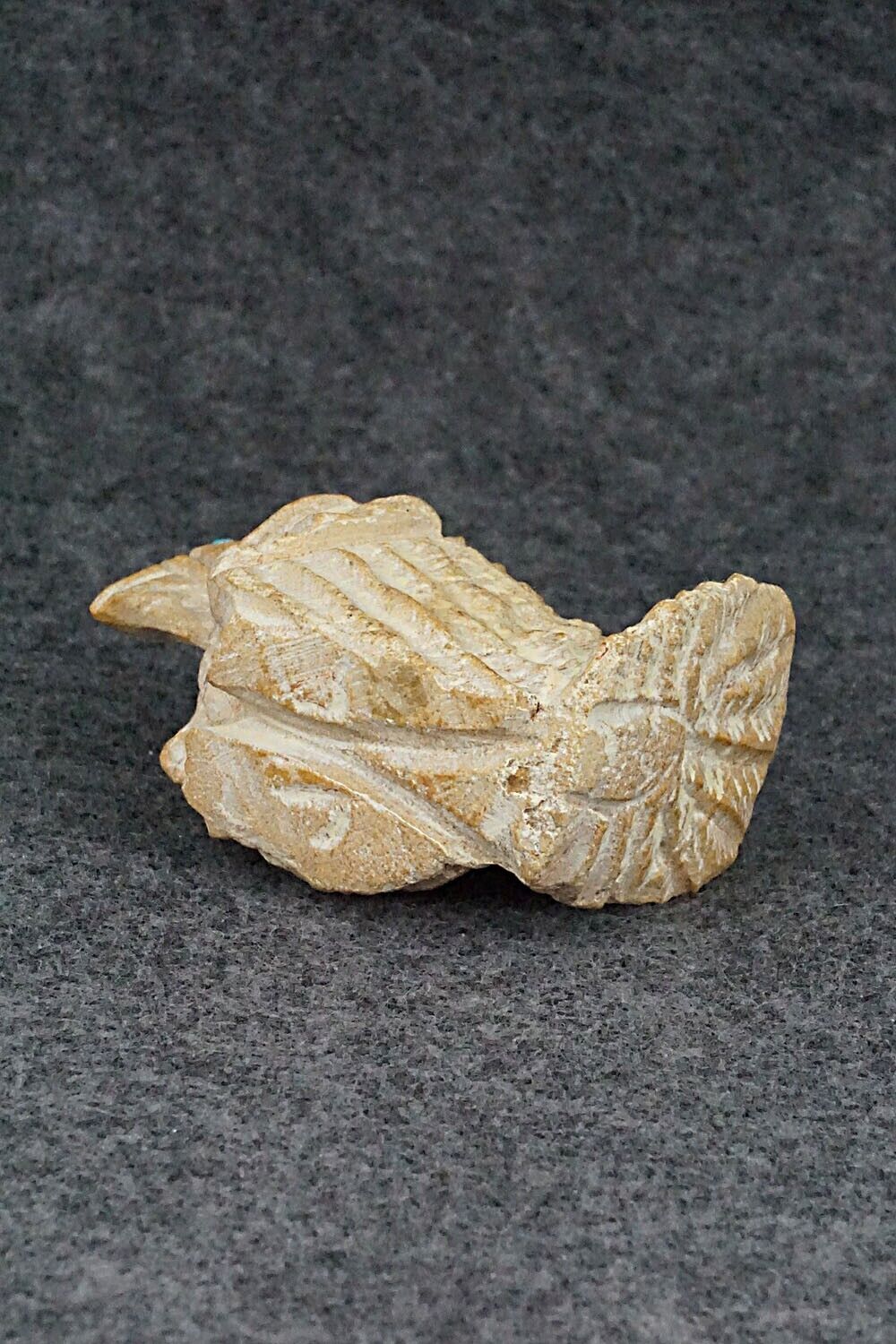 Turkey Zuni Fetish Carving - Jerrold Lahaleon