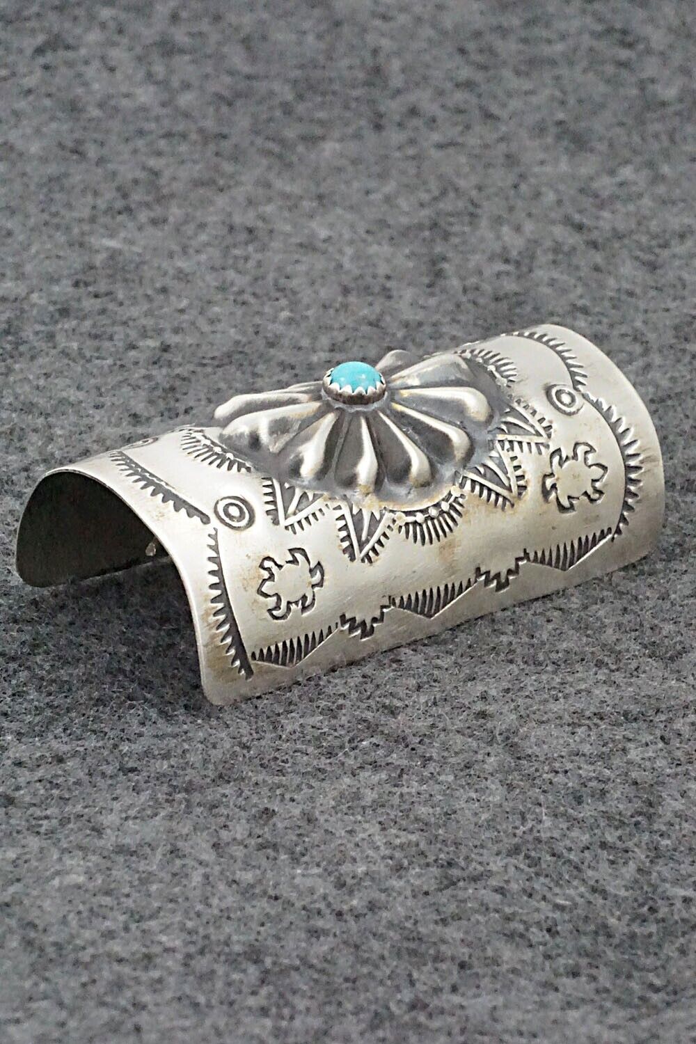 Turquoise & Sterling Silver Hair Pin - Arlene Soce