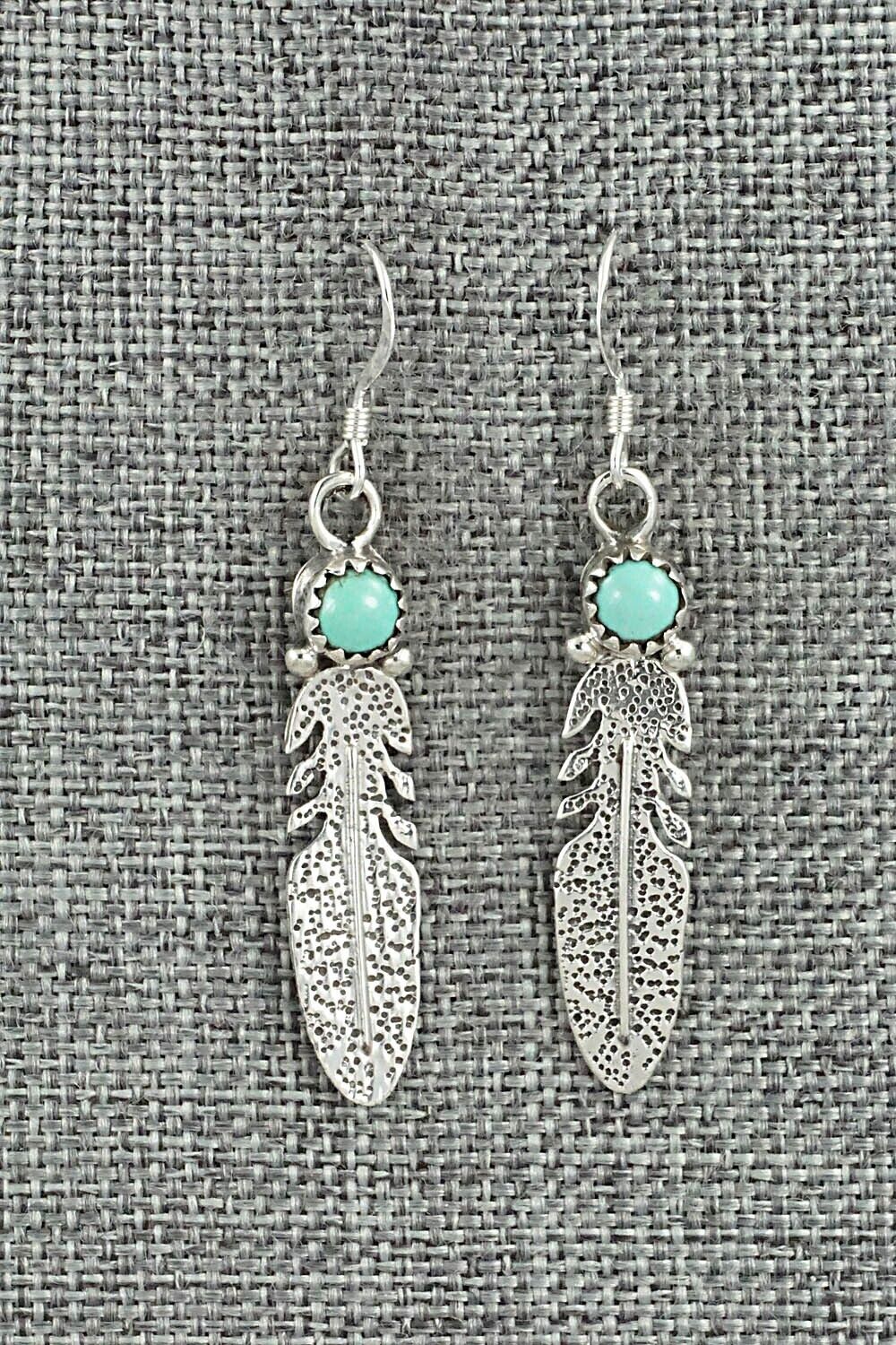 Turquoise & Sterling Silver Earrings - Sharon McCarthy