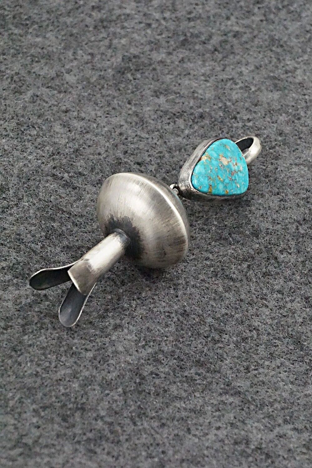 Turquoise & Sterling Silver Pendant - Bernyse Chavez