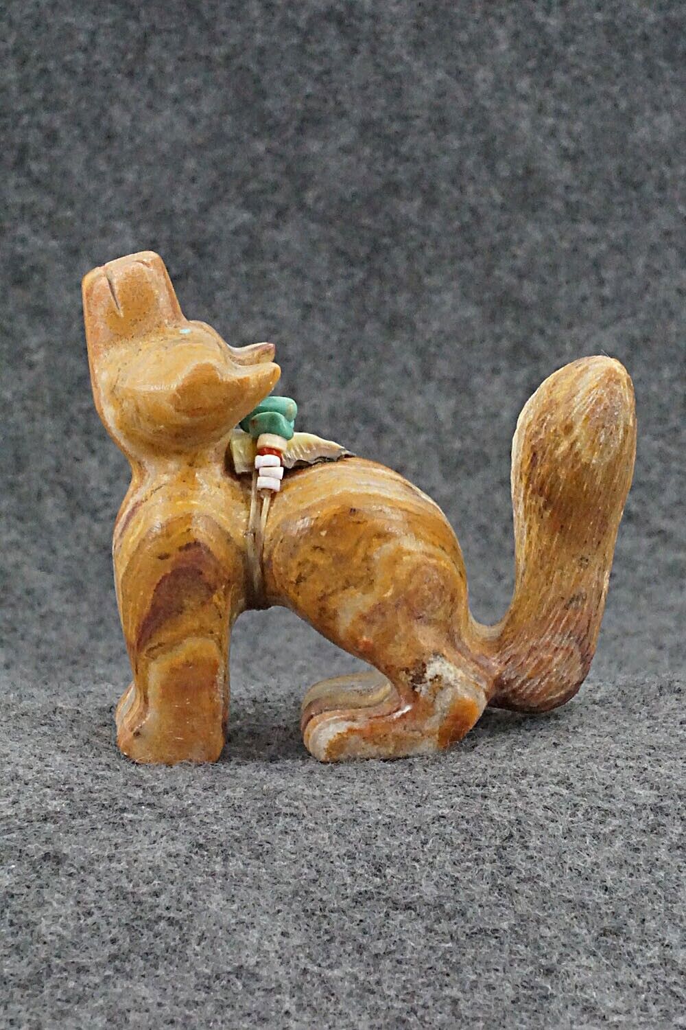 Coyote Zuni Fetish Carving - Douglas Martza