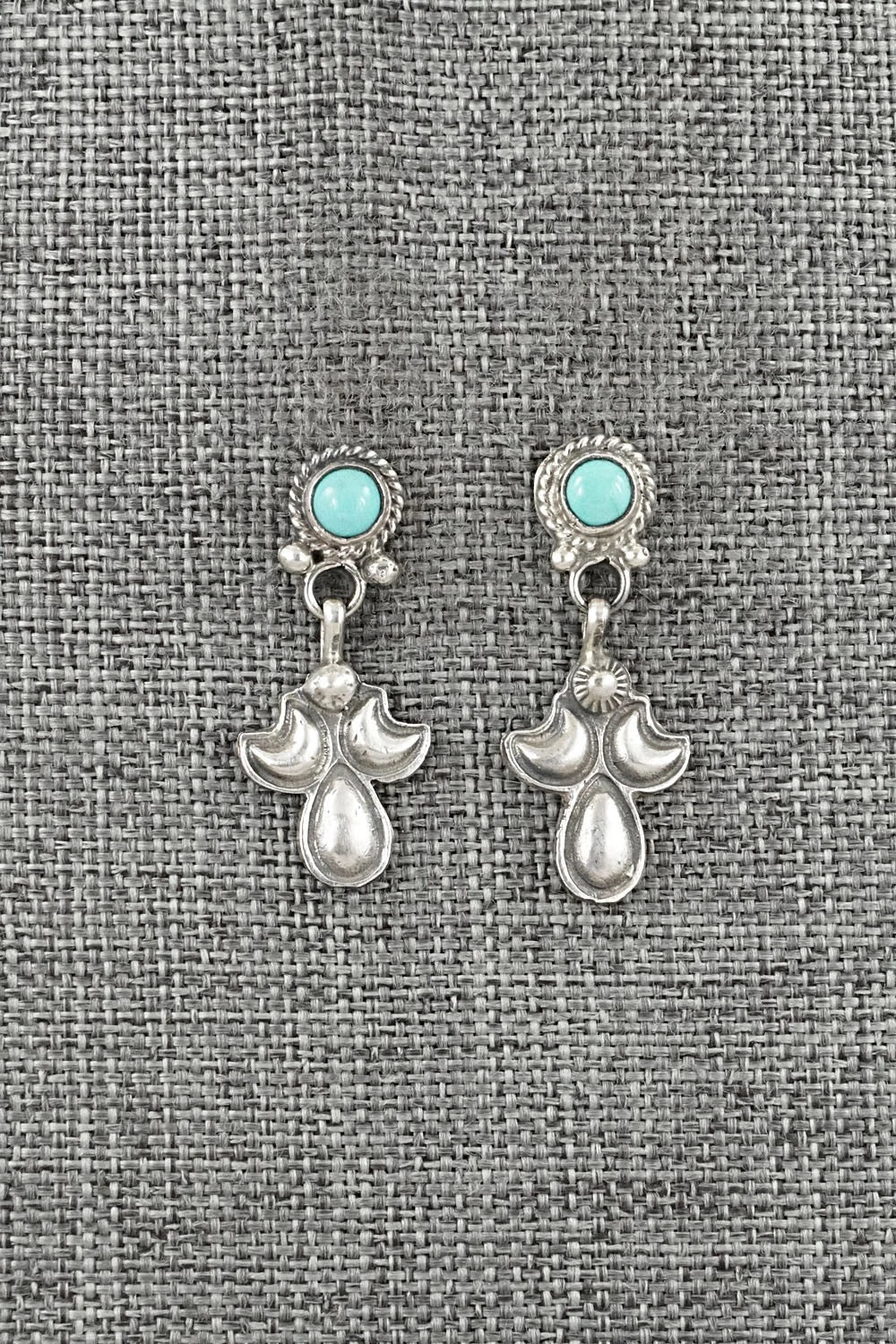 Turquoise & Sterling Silver Earrings - Sharon McCarthy