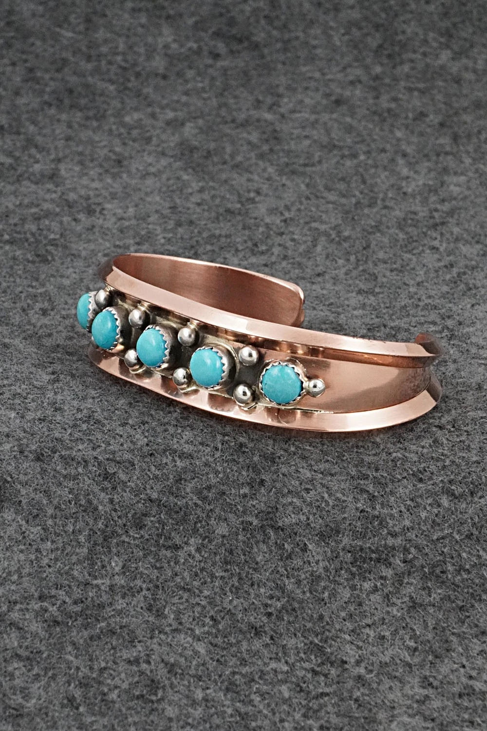 Turquoise & Copper Bracelet - Paul Largo