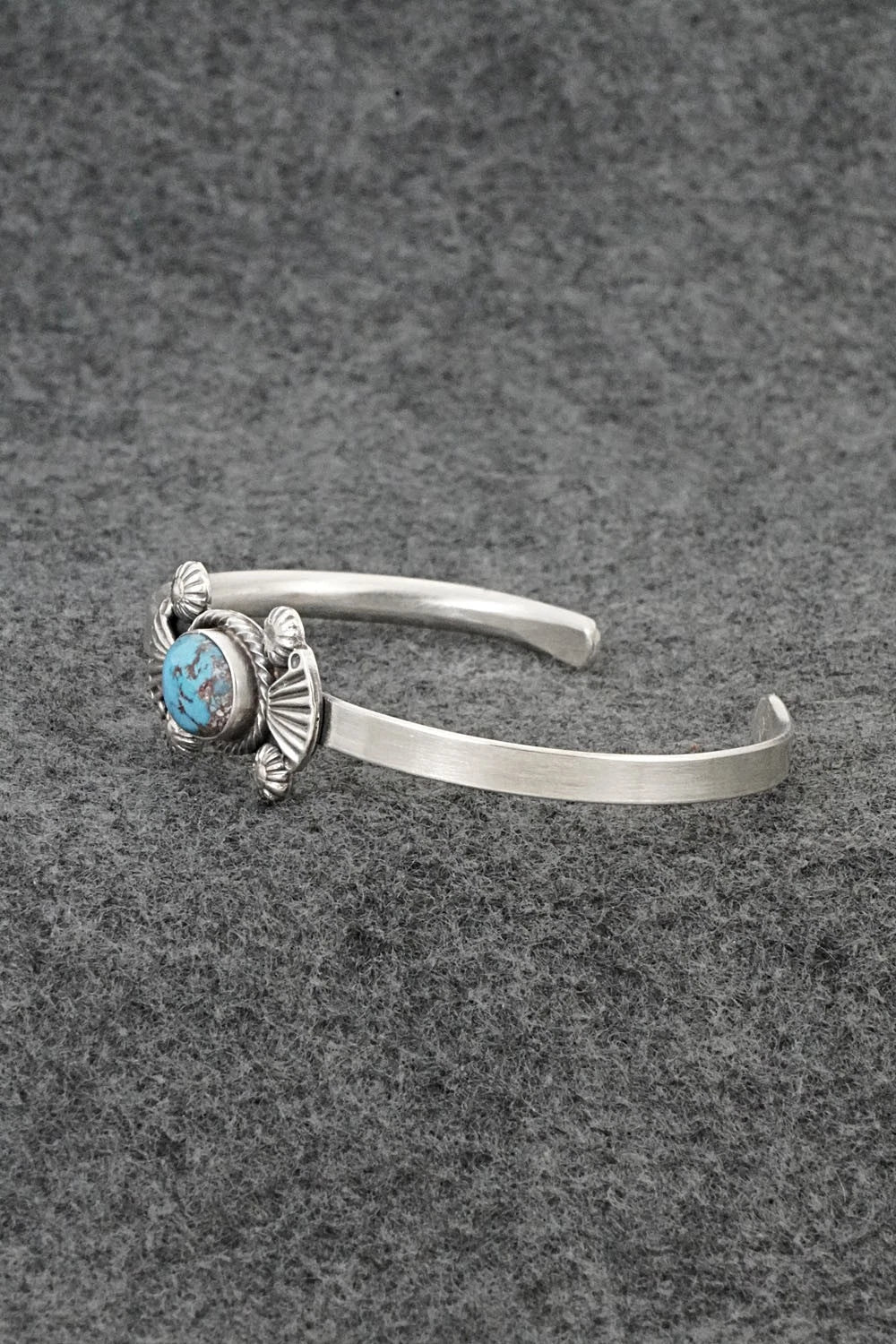 Turquoise & Sterling Silver Bracelet - Genevieve Francisco