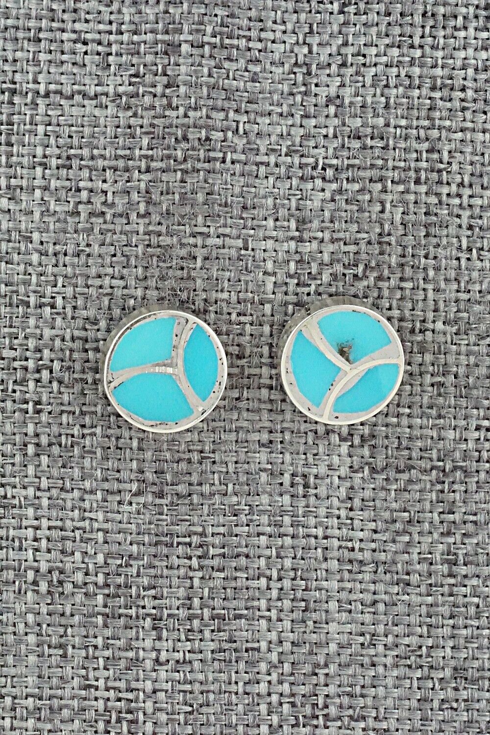 Turquoise & Sterling Silver Earrings - Lynelle Johnson