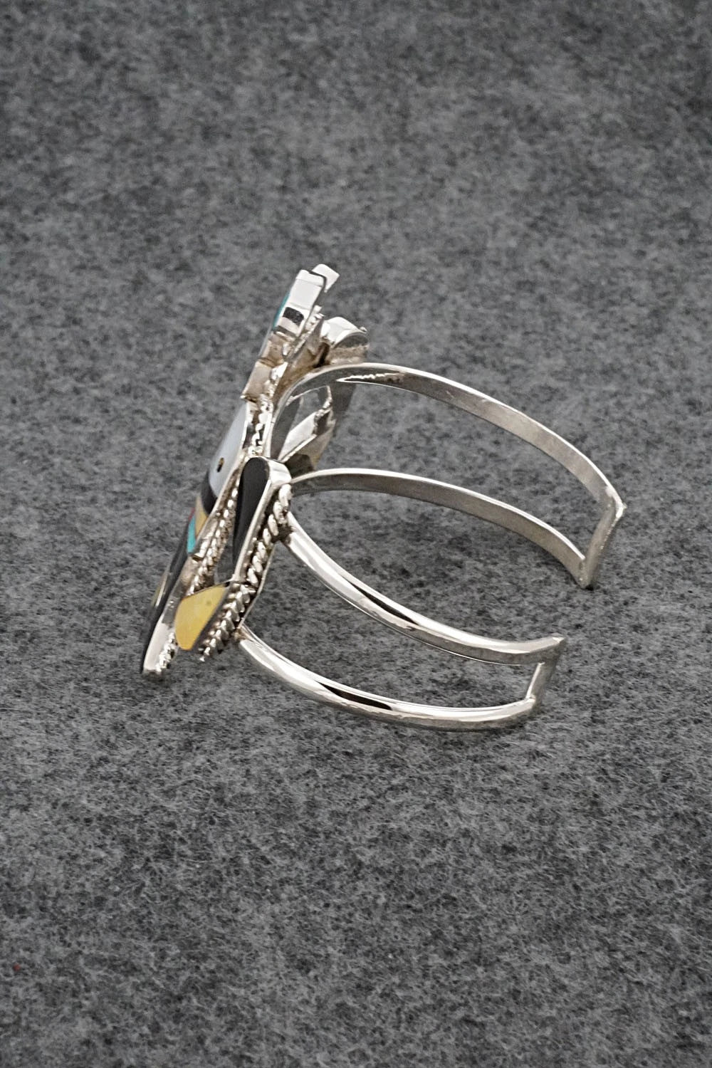 Multi-Stone & Sterling Silver Bracelet - Corraine Shack