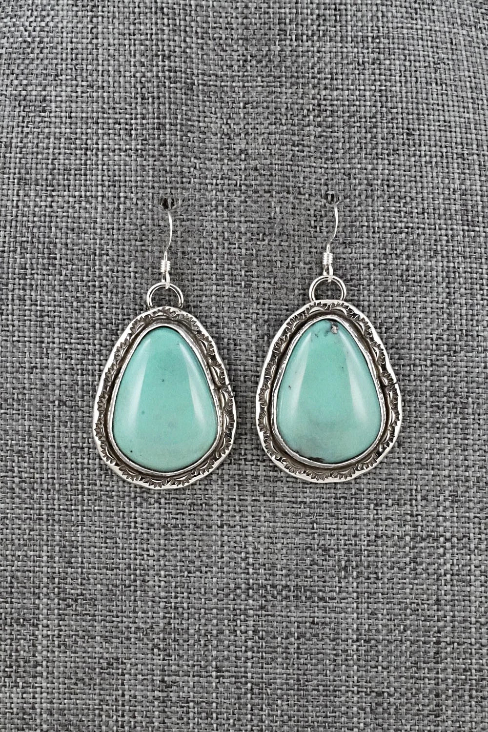 Turquoise & Sterling Silver Earrings - Danny Henio