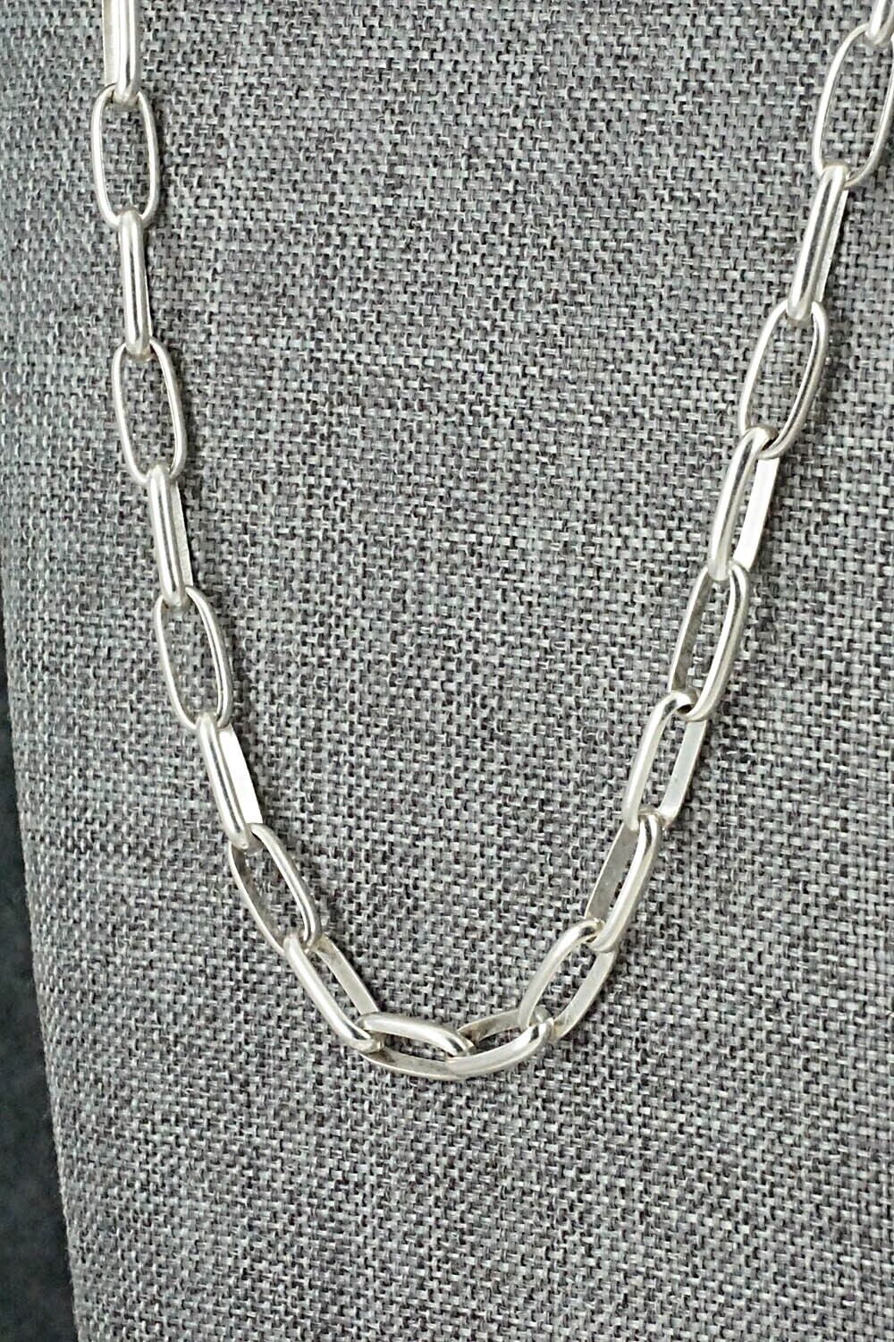 Sterling Silver Chain Necklace 24" - Sally Shurley