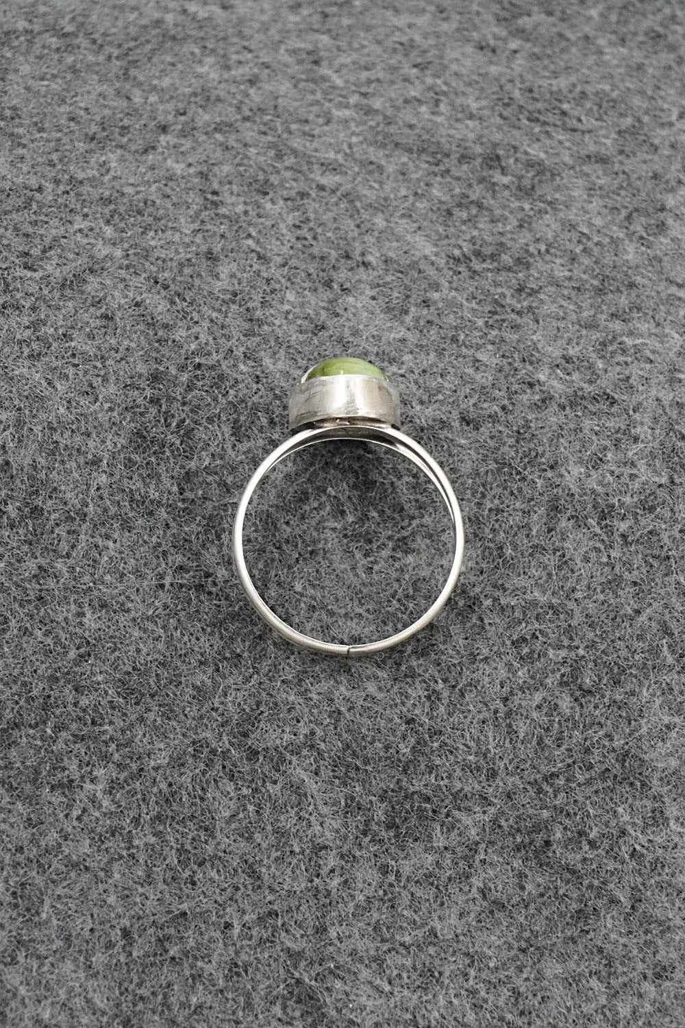 Turquoise & Sterling Silver Ring - Rosemary Saunders - Size 8