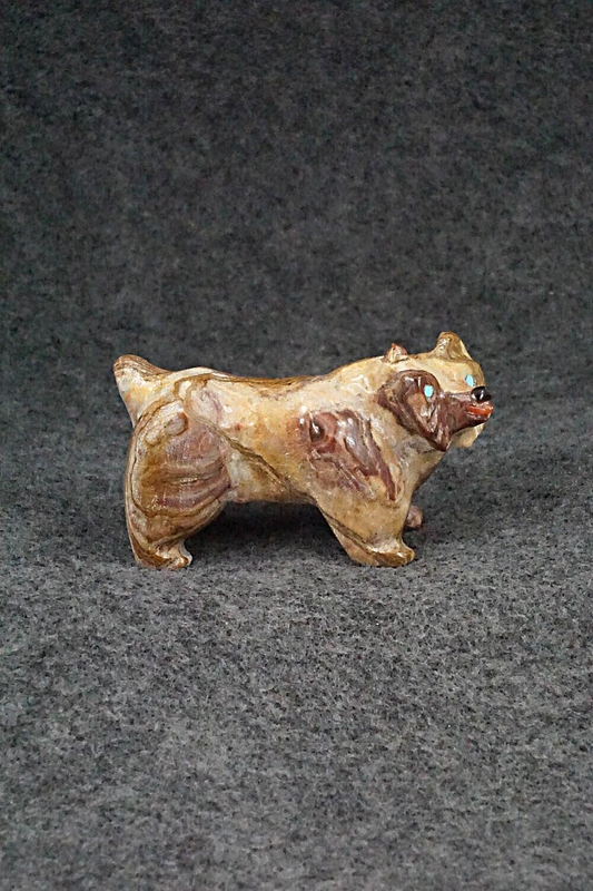 Bobcat Zuni Fetish Carving - Freddie Leekya