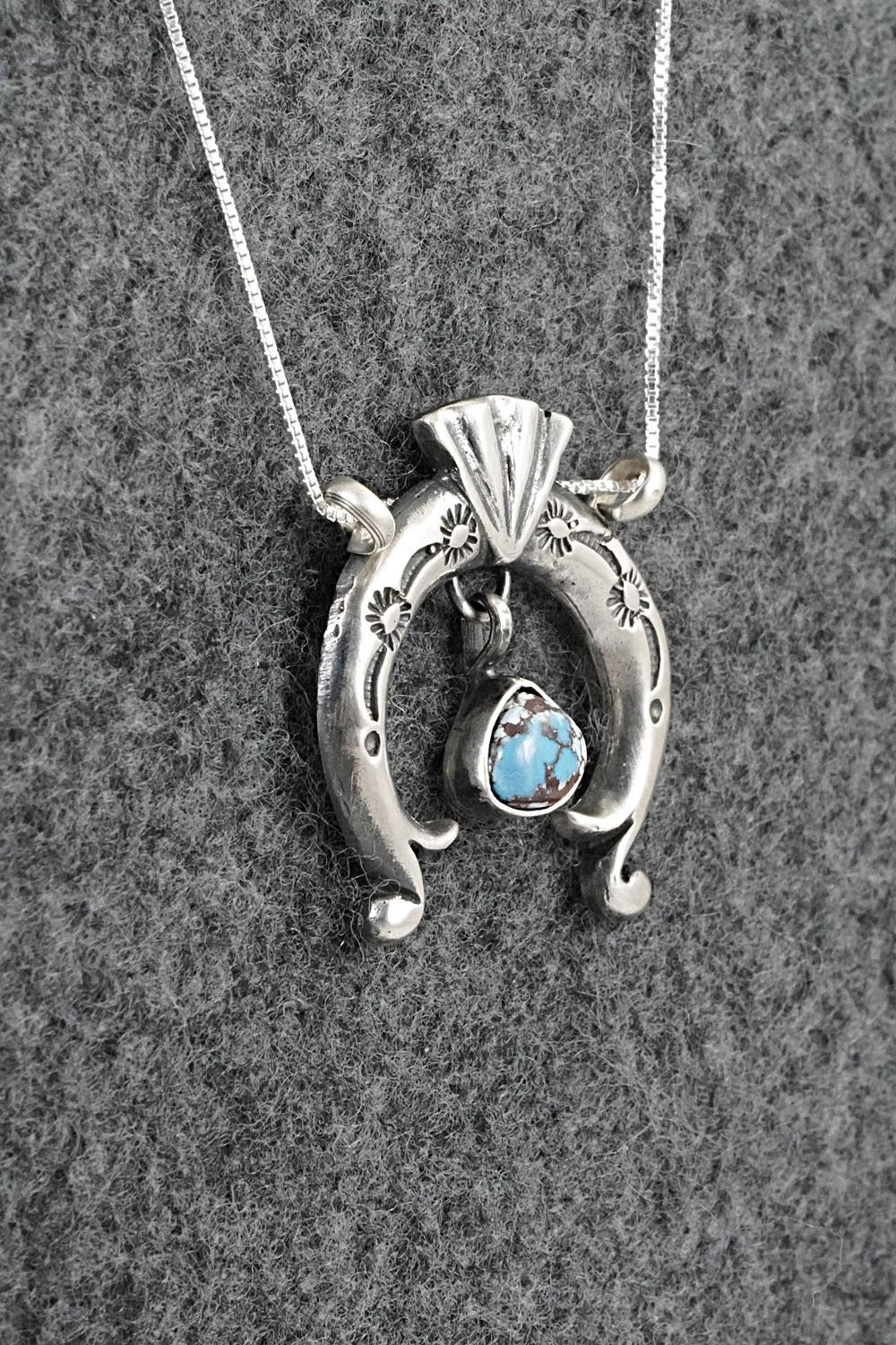Turquoise & Sterling Silver Necklace - Gary Shorty