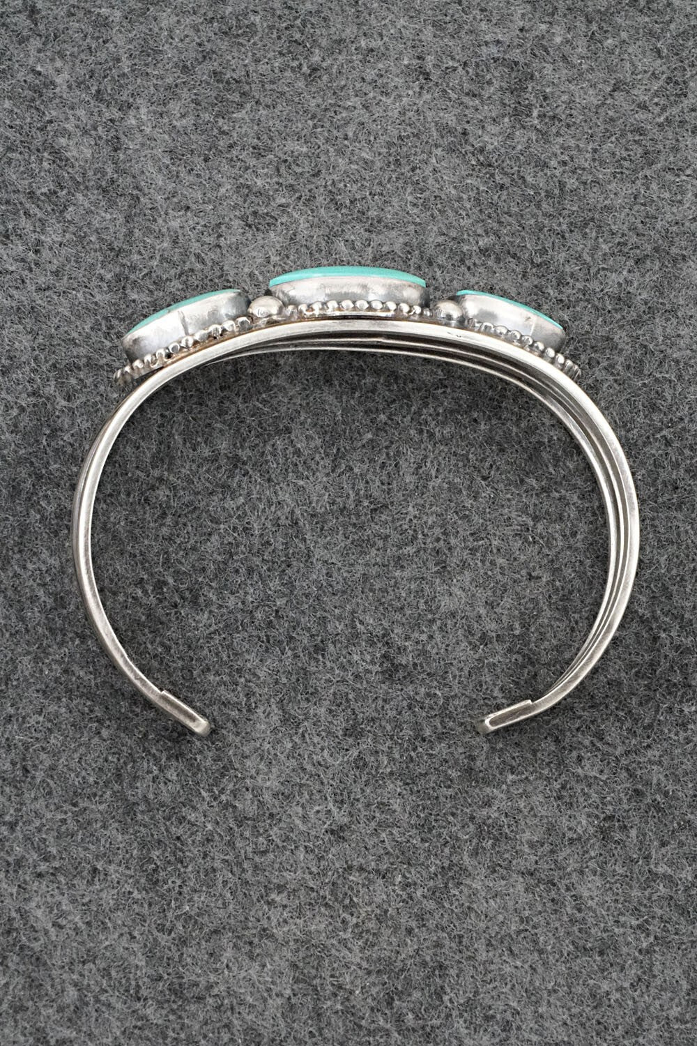 Turquoise & Sterling Silver Bracelet - Kathleen Chavez
