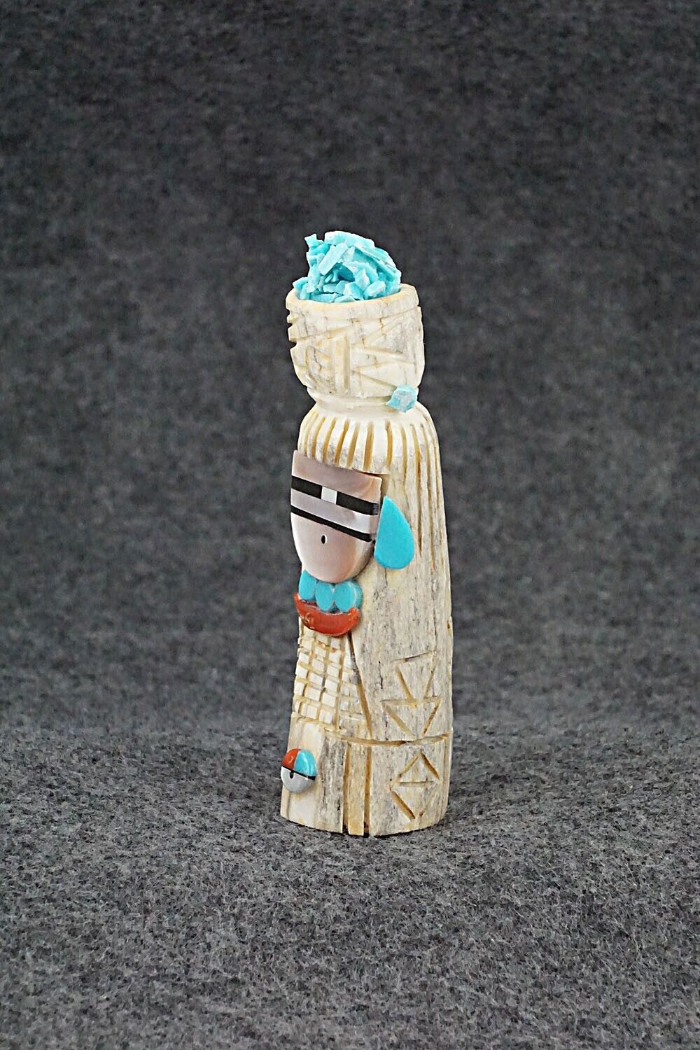 Corn Maiden Zuni Fetish Carving - Amory Cellicion