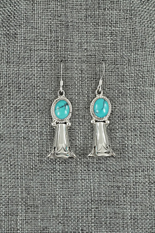 Turquoise & Sterling Silver Earrings - Sharon McCarthy