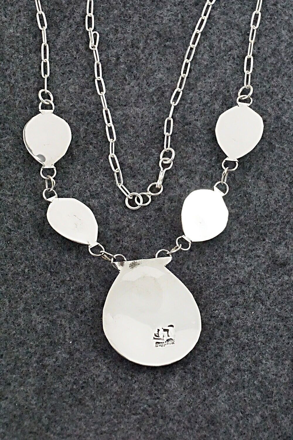 Turquoise & Sterling Silver Necklace - Leroy Parker