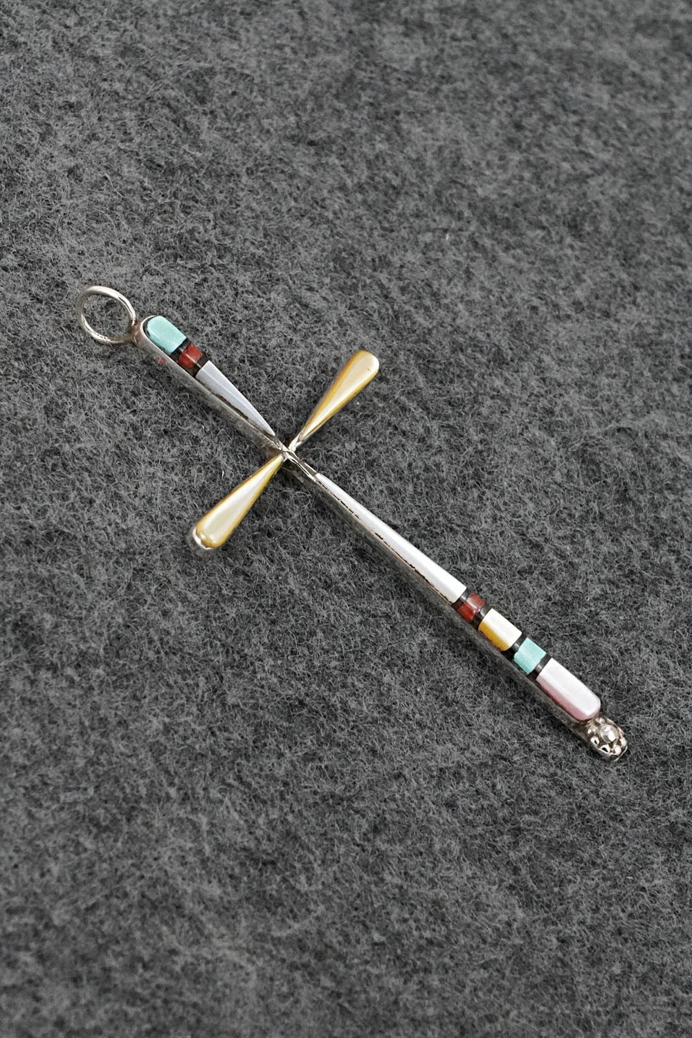 Multi-Stone & Sterling Silver Pendant - Sylvester Noche