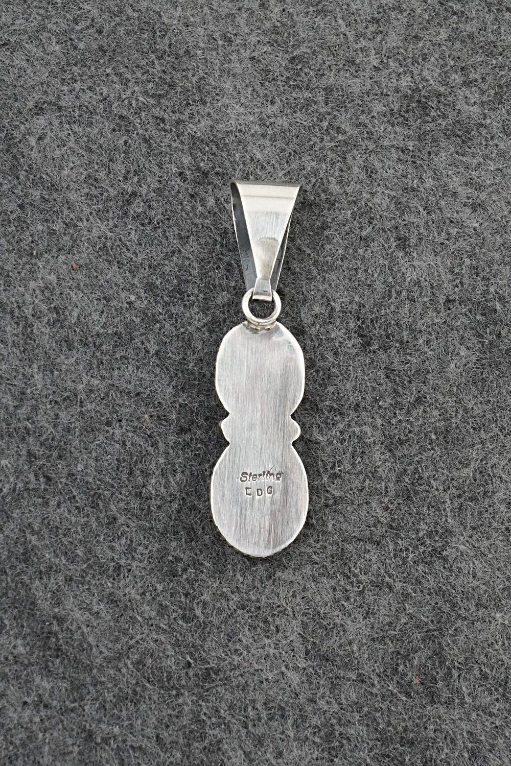 Turquoise & Sterling Silver Pendant - Eugene Gruber