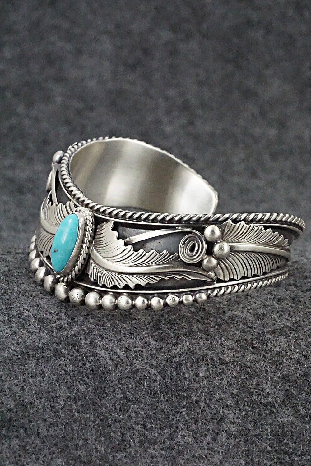 Turquoise & Sterling Silver Bracelet - Tom Lewis