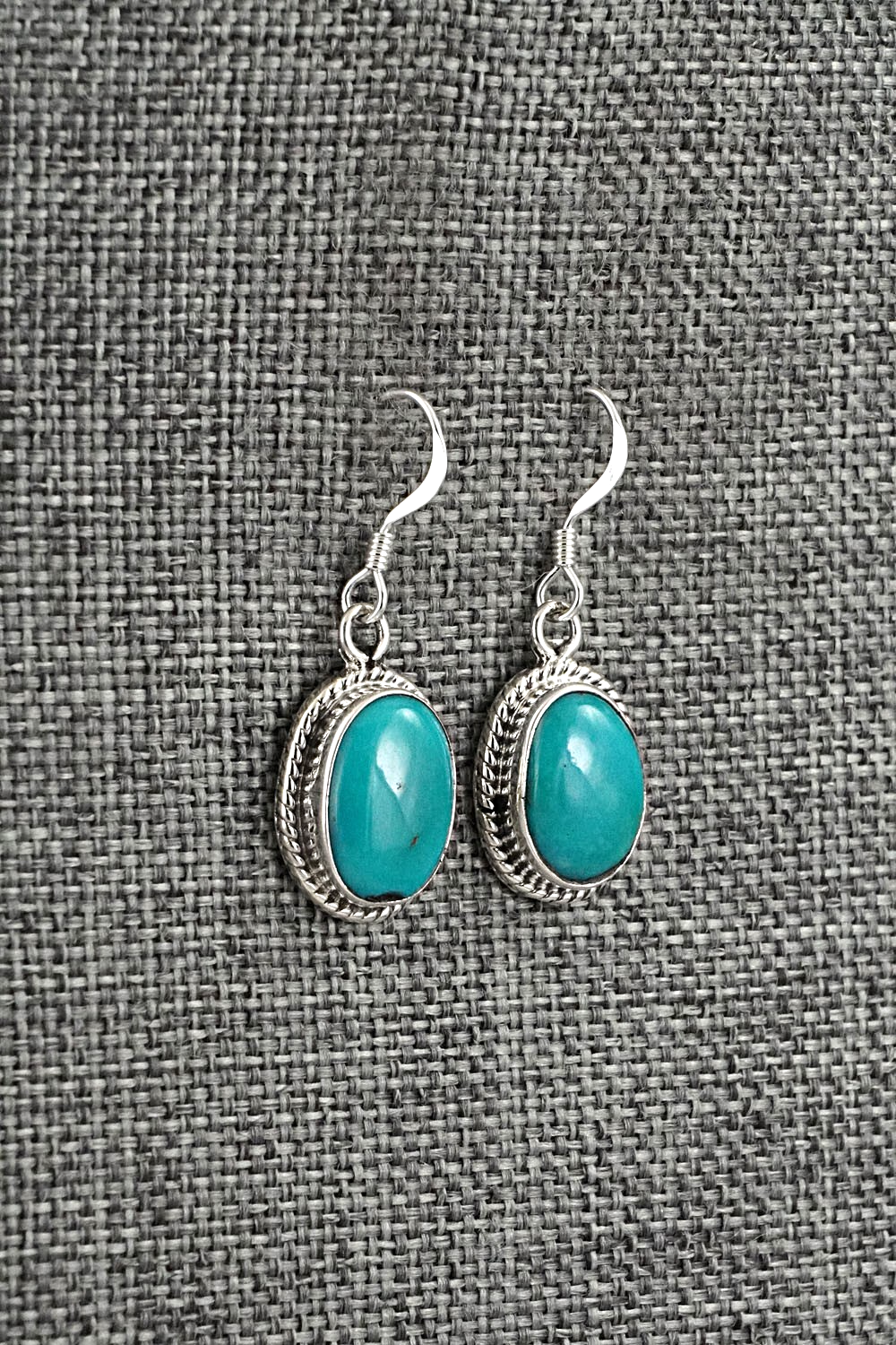 Turquoise & Sterling Silver Earrings - Sharon McCarthy
