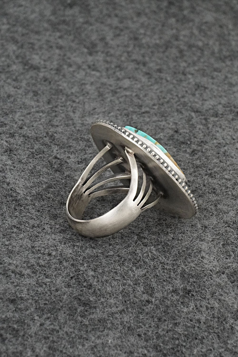 Turquoise & Sterling Silver Ring - Marita Benally - Size 8