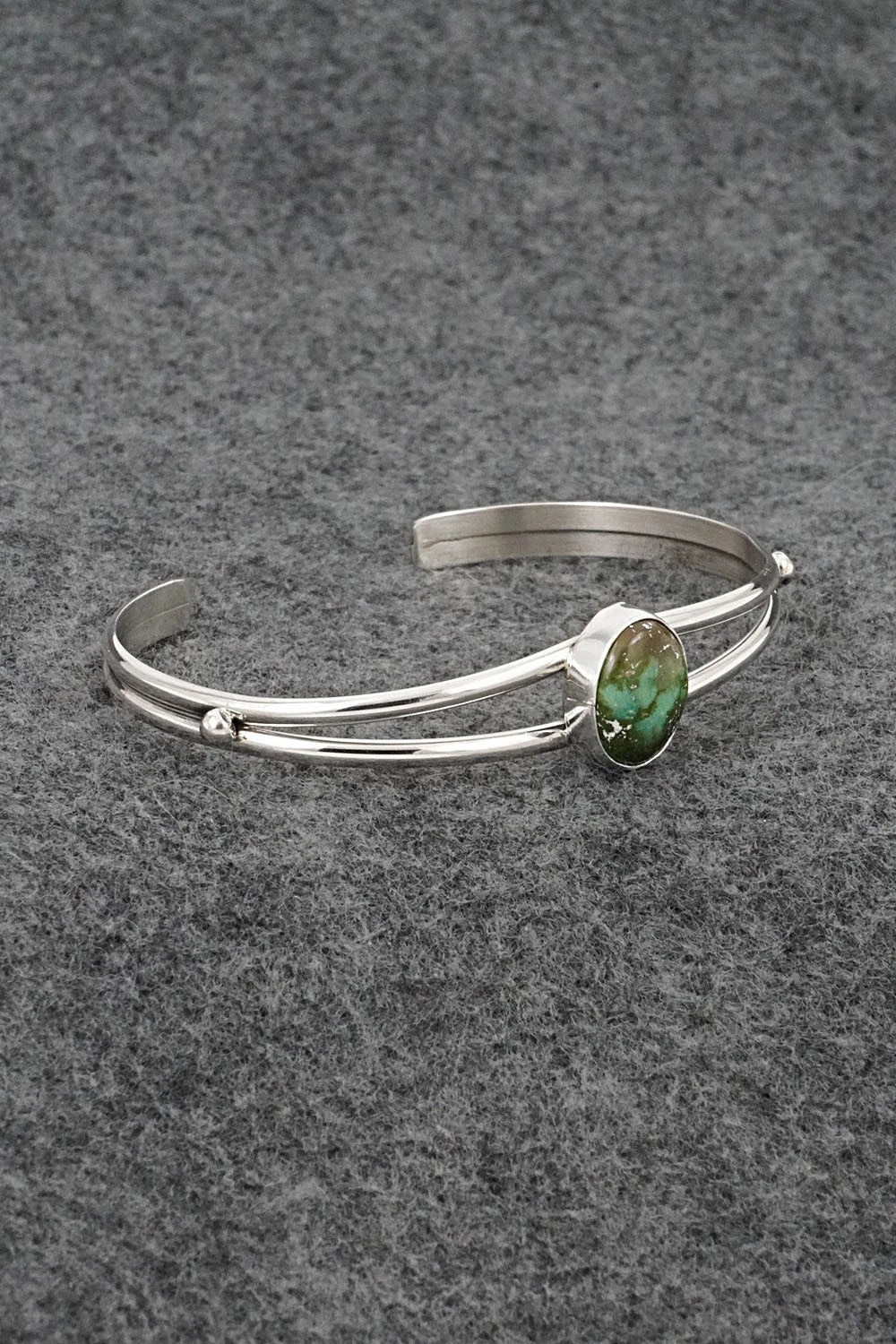 Turquoise & Sterling Silver Bracelet - Rosemary Saunders