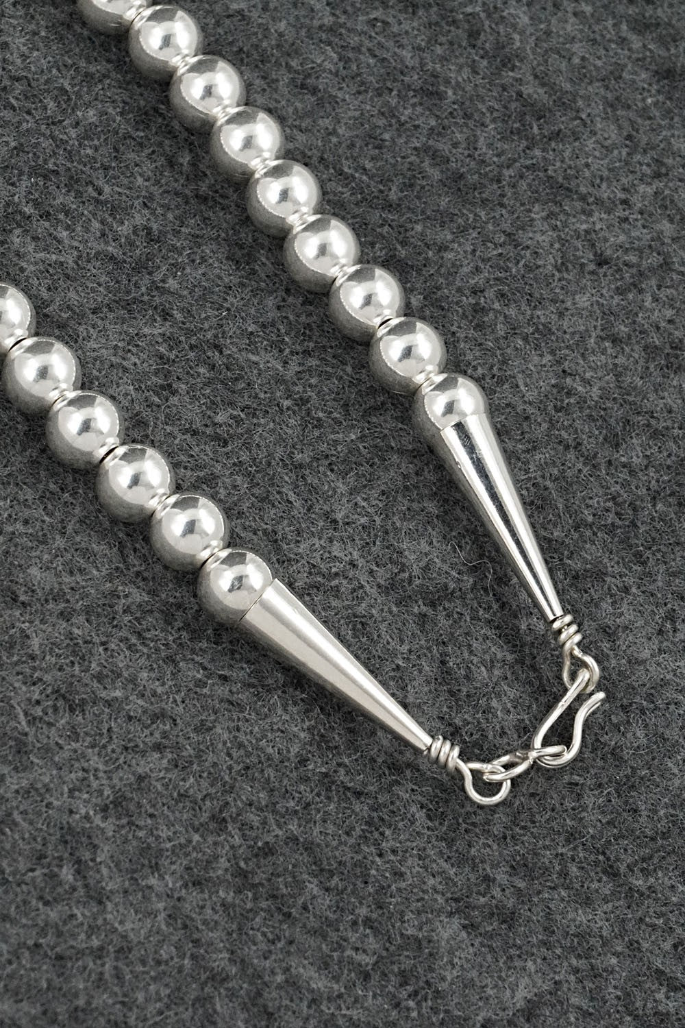 Turquoise & Sterling Silver Squash Blossom Set - Evonne Hustito