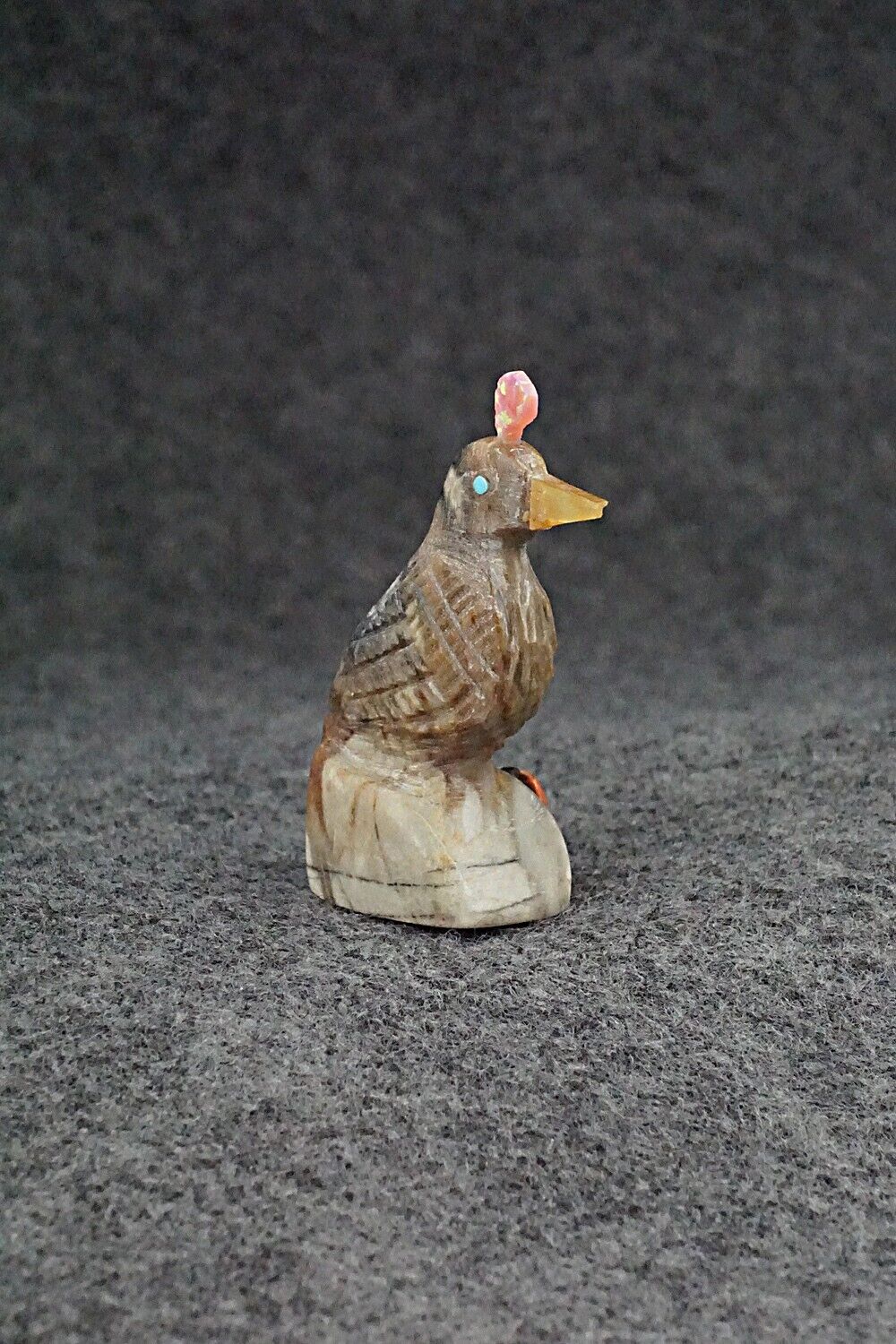 Quail Zuni Fetish Carving - Darrin Boone